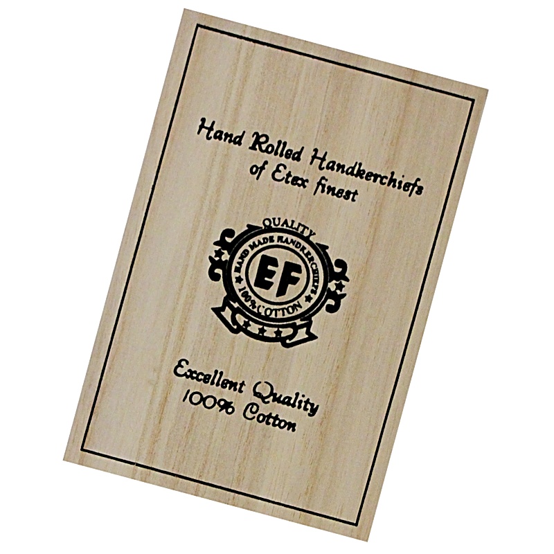 Pánské kapesníky 3ks, dřevěná krabička, MD58