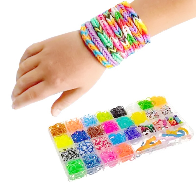 Sada gumiček na výrobu DIY náramků