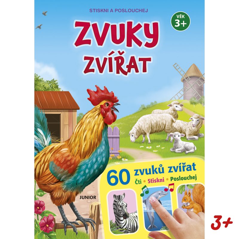 Zvuky zvířat – zvuková kniha pro děti