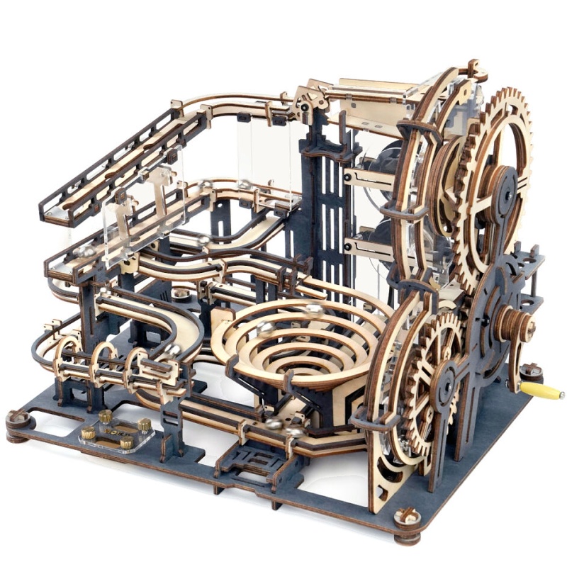 XX Dřevěná 3D stavebnice Město překážek RoboTime