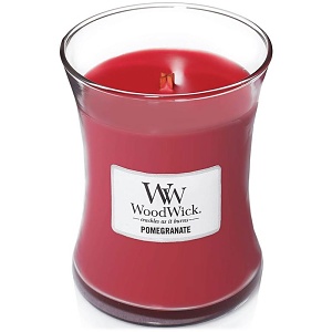Svíčka WoodWick Pomegranate, váza, střední