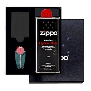 Dárková kazeta na Zippo, kamínky, benzín
