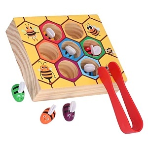 Vkládací hra Včelí úl