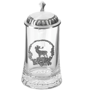 Korbel 500 ml ARTINA Jelen v kruhu, cínové víčko