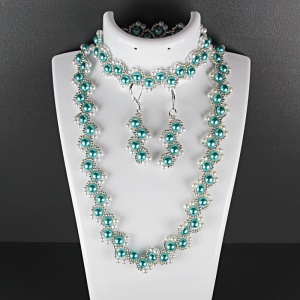 Sada náhrdelník + náramek + náušnice L002