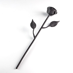 Kovaná růže 27 cm