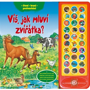 Víš jak mluví zvířátka? – zvuková kniha pro děti 