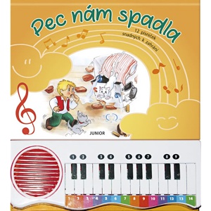 Pec nám spadla, dětská zvuková kniha – piánko 