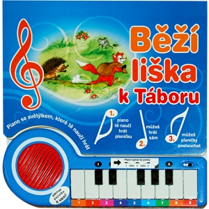 Běží liška k Táboru, dětská zvuková kniha – piánko 