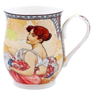 Hrnek 350 ml, Alfons Mucha, Léto