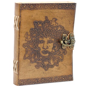 Kožený zápisník 20x15 cm, 200 stran, GREENMAN