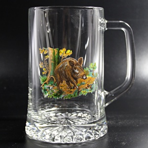 Korbel 660 ml dekor divočák