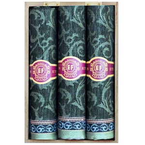 Pánské kapesníky 3ks, dřevěná krabička, MA57