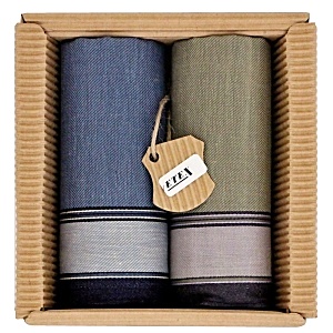 Pánské kapesníky 2ks, dárkové balení, MC51