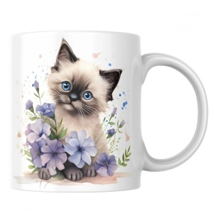 Hrnek 320 ml, Kotě, siamské