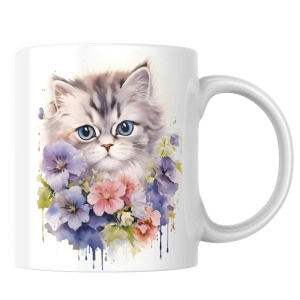 Hrnek 320 ml, Kotě, mourovaté