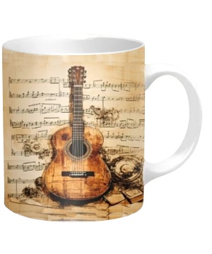 Hrnek 320 ml, Kytara