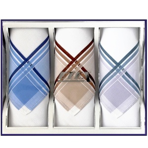 Pánské kapesníky 3ks, dárkové balení, MC55