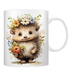 Hrnek 320 ml, Ježci