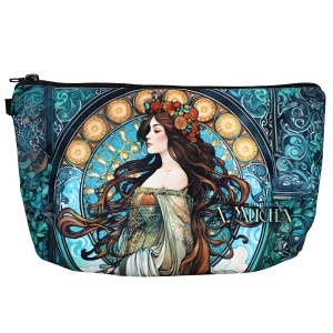 Kosmetická toaletní taška 20x15cm, Mucha, tyrkysová