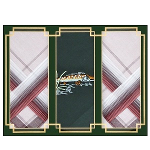 Pánské kapesníky 3ks, štika