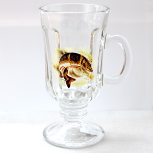 Sklenka Venezia optic, 220 ml, Ryba dekor 4