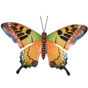Motýl kovový 49x34 cm