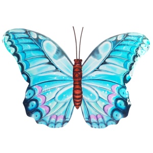 Motýl kovový 31x21 cm