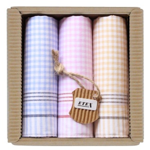 Dámské kapesníky 3ks, dárkové balení, LC47