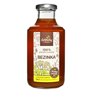 Bezinka 250 ml, Domácí bylinný sirup – Dobroty z přírody