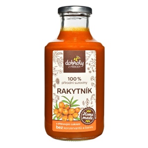 Rakytník 250 ml, Domácí bylinný sirup – Dobroty z přírody