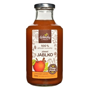 Zimní jablko 250 ml, Domácí bylinný sirup – Dobroty z přírody