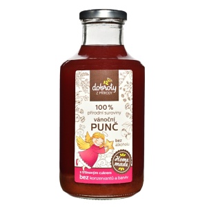 Vánoční punč 250 ml, Domácí bylinný sirup – Dobroty z přírody