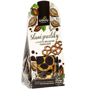 Solené preclíky v belgické čokoládě 70 g – Dobroty z přírody