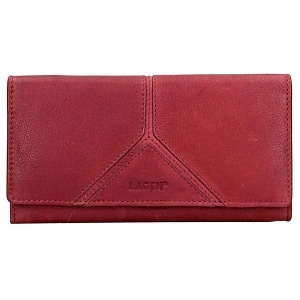 Dámská kožená peněženka červená 51454