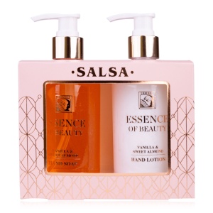 Kosmetická sada SALSA Essence of Beauty s péčí o ruce, vanilka a sladké mandle
