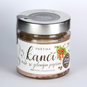 Kančí paštika se zeleným pepřem 150 g – Dobroty z přírody