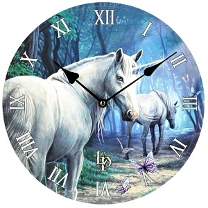 Nástěnné hodiny Jednorožec