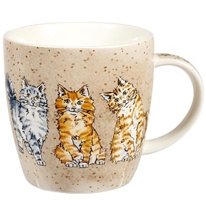 Hrnek 400 ml, Queens By Churchill, Couture Companions (101), kočky