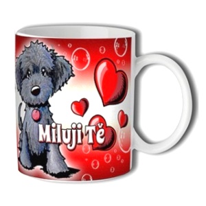 Hrnek 320 ml, Miluji Tě (psík) | POZOR - Nelze odeslat na dobírku!