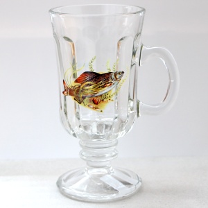 Sklenka Venezia optic, 220 ml, Ryba dekor 1