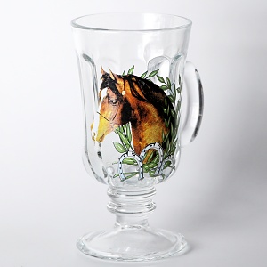Sklenka Venezia optic, 220 ml, Kůň