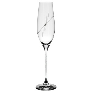 Sklenka 210 ml šampus 2ks, Celebration Crystals, Bambus