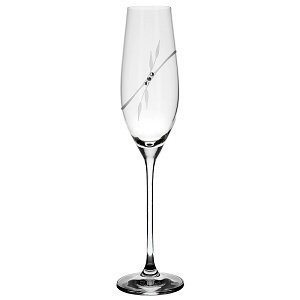 Sklenka 210 ml šampus 6ks, Celebration Crystals, Bambus