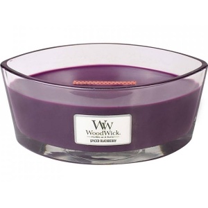 Svíčka WoodWick Spiced Blackberry, loď