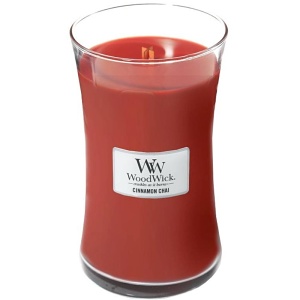 Svíčka WoodWick Cinnamon Chai, váza, velká