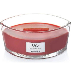 Svíčka WoodWick Cinnamon Chai, loď