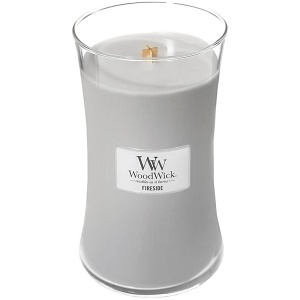 Svíčka WoodWick Fireside, váza, velká