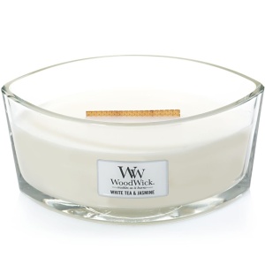 Svíčka WoodWick White Tea & Jasmine, loď