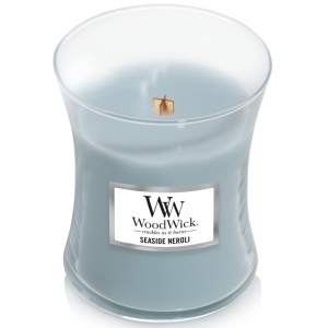 Svíčka WoodWick Seaside Neroli, váza, střední